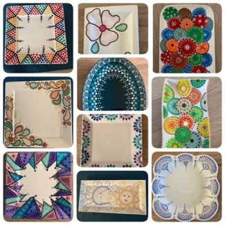 STIPPEN OP PORSELEIN