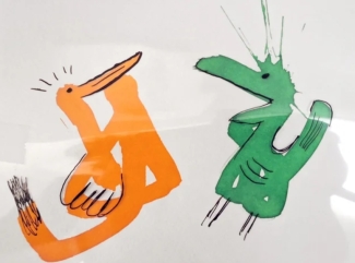 VLEKKENTEKENING MAKEN